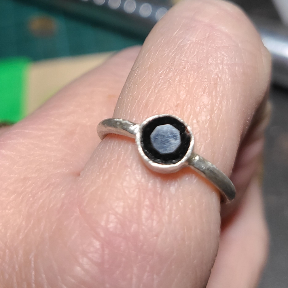 Sterling silver stacker ring